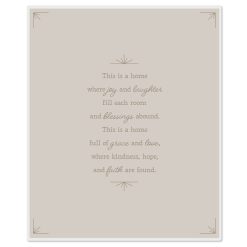 Alternative view of Hallmark - This Home Is Full of Faith Throw Blanket, 50x60