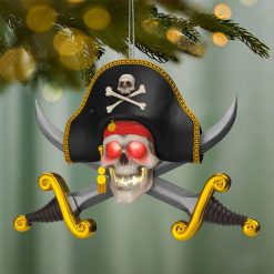 Alternative view of Hallmark - Disney Pirates of the Caribbean Collection The Talking Skull Ornament With Light and Sound