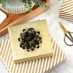 Alternative view of Hallmark - 4.6" Colorful Mini Dots on Black Gift Bow