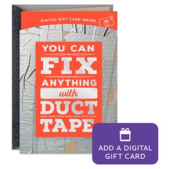 Hallmark - Duct Tape and Curse Words Gift Card Greeting Funny Birthday Card