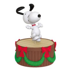 Hallmark - Mini The Peanuts Gang Dancing Snoopy ShowToppers Musical Tree Topper With Light, 4
