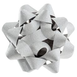 Hallmark - 4.6" Sparkling Silver Gift Bow