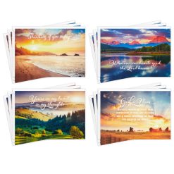 Hallmark - Beautiful Views Boxed Religious Encouragement Cards Assortment, Pack of 12