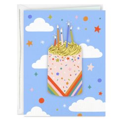 Hallmark - Classic Cake and Candle Vibes Birthday Card