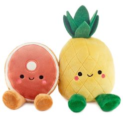 Hallmark - Better Together Ham and Pineapple Magnetic Plush Pair, 7