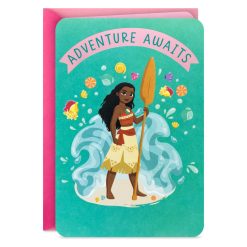 Hallmark - Disney Moana Adventure Awaits Birthday Card for Kids