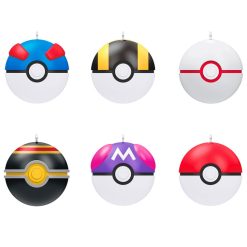 Hallmark - Pokémon Poké Ball Ornaments, Set of 6