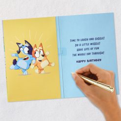 Alternative view of Hallmark - Bluey It's Your Day Musical Birthday Card for Kids