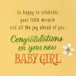 Alternative view of Hallmark - The Sweetest Dream Come True New Baby Girl Card