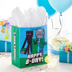 Alternative view of Hallmark - 13" Minecraft Large Birthday Gift Bag