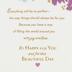 Alternative view of Hallmark - So Happy for You Wedding Card for Daughter