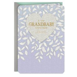 Hallmark - A New Grandbaby Means More Love New Baby Card