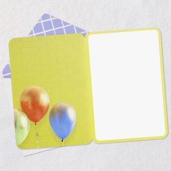 Alternative view of Hallmark - Bright Balloons Blank Card