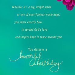 Alternative view of Hallmark - You're a Blessing Religious Birthday Card