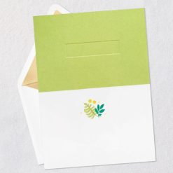 Alternative view of Hallmark - Tropical Leaves Quilled Paper Handmade Blank Congratulations Card