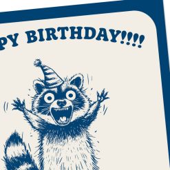 Alternative view of Hallmark - Enthusiasm Not Rabies Funny Blank Birthday Card