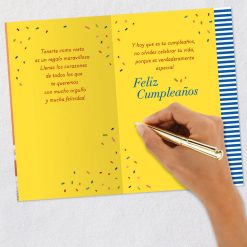 Alternative view of Hallmark - You Are a Gift Spanish-Language Birthday Card for Grandson