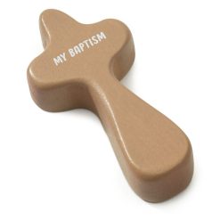 Hallmark - My Baptism Mini Comfort Cross, 2.25