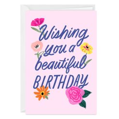 Hallmark - Beautiful Day Wonderful Year Custom Birthday Card
