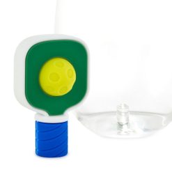 Alternative view of Hallmark - Charmers Pickleball Paddle and Ball Silicone Charm, 2 H