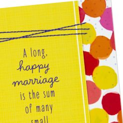 Alternative view of Hallmark - The Sum of Small, Happy Moments Anniversary Card for Couple