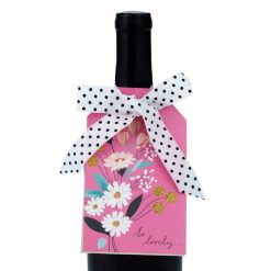 Alternative view of Hallmark - Pink Floral Large Gift Tag and Ribbon Set