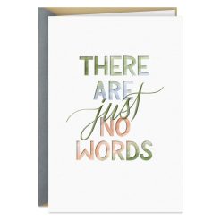 Hallmark - There Are No Words Sympathy Card