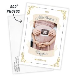 Alternative view of Hallmark - Next Chapter Begins Flat Pregnancy Announcement