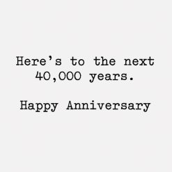 Alternative view of Hallmark - Roaming the Earth Together, Dinosaurs Funny Romantic Anniversary Card
