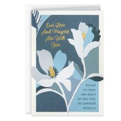 Hallmark - Our Prayers Are With You Religious Sympathy Card