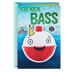 Hallmark - You Kick Bass Funny Musical Birthday Card