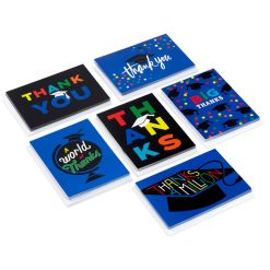 Hallmark - Colorful Grad Icons Assorted Graduation Thank-You Notes, Pack of 48