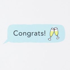 Alternative view of Hallmark - This Calls for Congrats Wedding Card