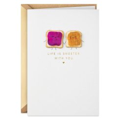 Hallmark - My Better Half, PB & J Anniversary Card