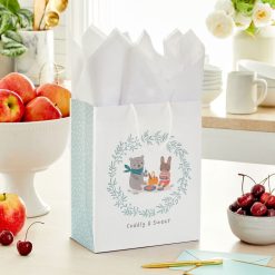 Alternative view of Hallmark - 9.6" Bear and Bunny Medium Gift Bag