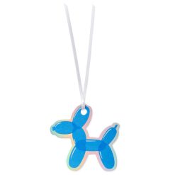 Hallmark - Blue Balloon Dog Die-Cut Gift Tag