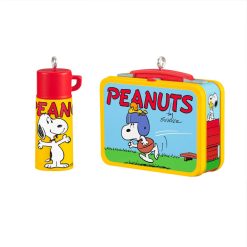 Hallmark - Mini The Peanuts Gang Lunchbox Set Ornaments, Set of 2
