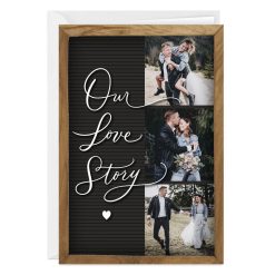 Hallmark - Our Love Story Letter Board  Custom Love Card