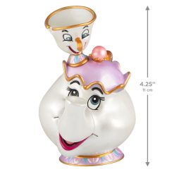 Alternative view of Hallmark - Disney Beauty and the Beast 35th Anniversary Mrs. Potts and Chip Ornament