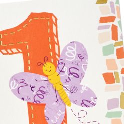 Alternative view of Hallmark - Sweet Butterfly 1st Birthday Card