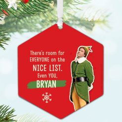 Alternative view of Hallmark - Elf Metal Personalized Ornament, Custom Text