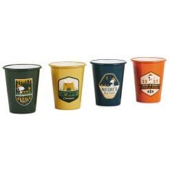 Hallmark - Peanuts Beagle Scouts Drinking Cups, Set of 4