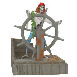 Hallmark - Disney Pirates of the Caribbean Collection Helmsman Skeleton Ornament With Light and Sound