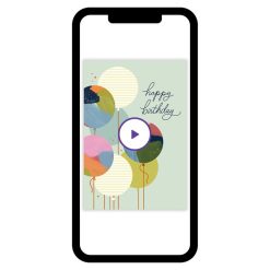 Hallmark - Balloons and Happy Wishes Custom Birthday eCard