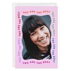 Hallmark - Personalized Youére the Best Frame Photo Card