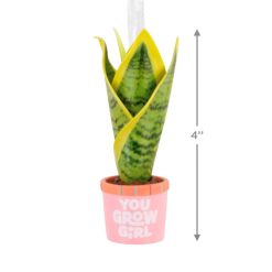 Alternative view of Hallmark - You Grow Girl Houseplant Hallmark - Ornament