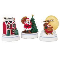 Hallmark - The Night Before Christmas Interactive Figurines With Light and Sound, Set of 3