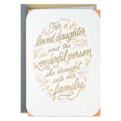 Hallmark - Our Family Is Better Because of You Anniversary Card for Daughter and Spouse