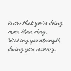 Alternative view of Hallmark - Wishing You Strength During Your Recovery Get Well Card