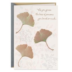 Hallmark - A Sheltering Space Sympathy Card